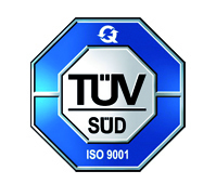 TÜV SÜD ISO 9001 zertifiziert